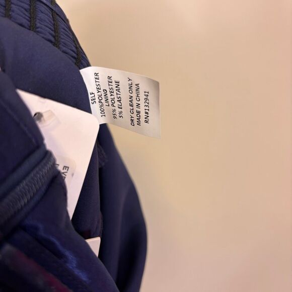 New Amanda Uprichard Blue Collina Strapless Pleated Jumpsuit XS - Picture 8 of 8